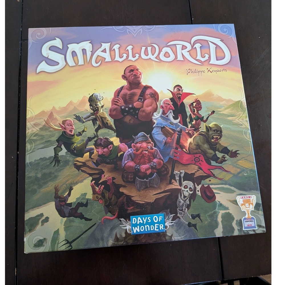 Small World Days of Wonder Fantasy Strategy Board Game All Pieces Included